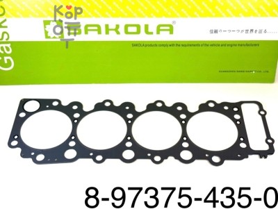 Прокладка ГБЦ 4HK1 / 4HL1 8-97375-435-0 металлический SAKOLA