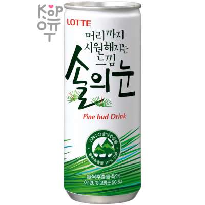 LOTTE Газированный напиток Pine Bud Drink, 240 мл