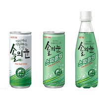 LOTTE Газированный напиток Pine Bud Drink, 240 мл