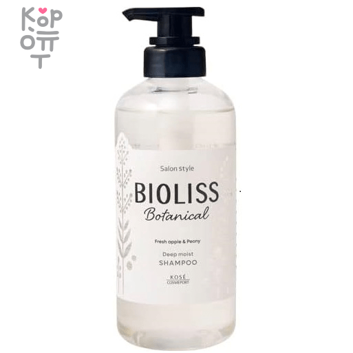 KOSE COSMEPORT  Bioliss Botanical Deap Moist Shampoo - Ботанический шампунь для сухих волос с органическими экстрактами и эфирными маслами (1 этап)., купить с доставкой на дом фото 1 &mdash; Корейские товары для всей семьи(КорОпт)