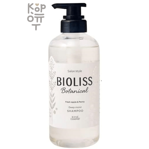 KOSE COSMEPORT  Bioliss Botanical Deap Moist Shampoo - Ботанический шампунь для сухих волос с органическими экстрактами и эфирными маслами (1 этап).