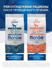 Monge VetSolution Cat Dermatosis Диетический корм Дерматозис для кошек при заболеваниях кожи