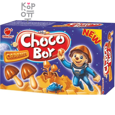 Orion Choco Boy Caramel - Печенье Чоко Бой Карамель, 45 г