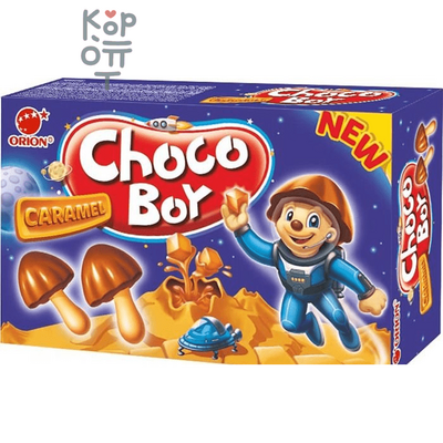 Orion Choco Boy Caramel - Печенье Чоко Бой Карамель, 45 г