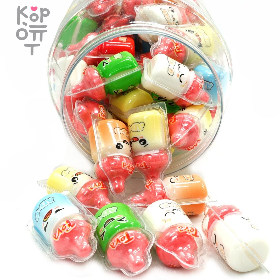 Мармелад BaisenYuan AD-Pacifier Bottle Soft Candy - Детская бутылочка, заполненная фруктовым джемом, купить с доставкой на дом фото 1 &mdash; Корейские товары для всей семьи(КорОпт)