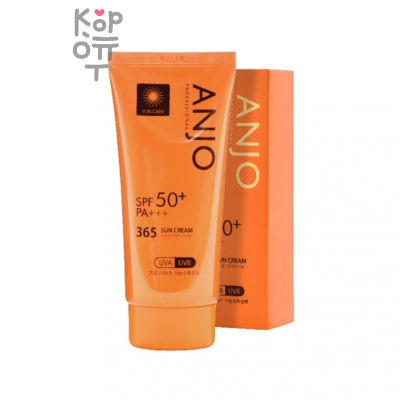 ANJO Professional 365 Sun Cream SPF50+ PA+++ - Легкий солнцезащитный крем 70гр.
