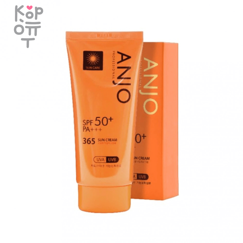 ANJO Professional 365 Sun Cream SPF50+ PA+++ - Легкий солнцезащитный крем 70гр., купить с доставкой на дом фото 1 — Корейские товары для всей семьи(КорОпт)