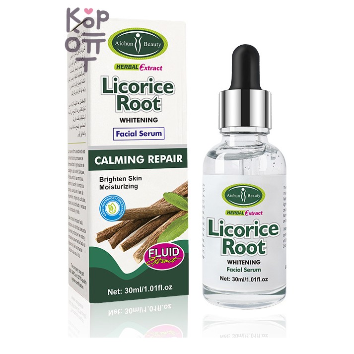 Aichun Beauty Licorice Root Anti-Inflammatory Facial Serum - Противовоспалительная сыворотка для лица с экстрактом корня солодки, 30 мл