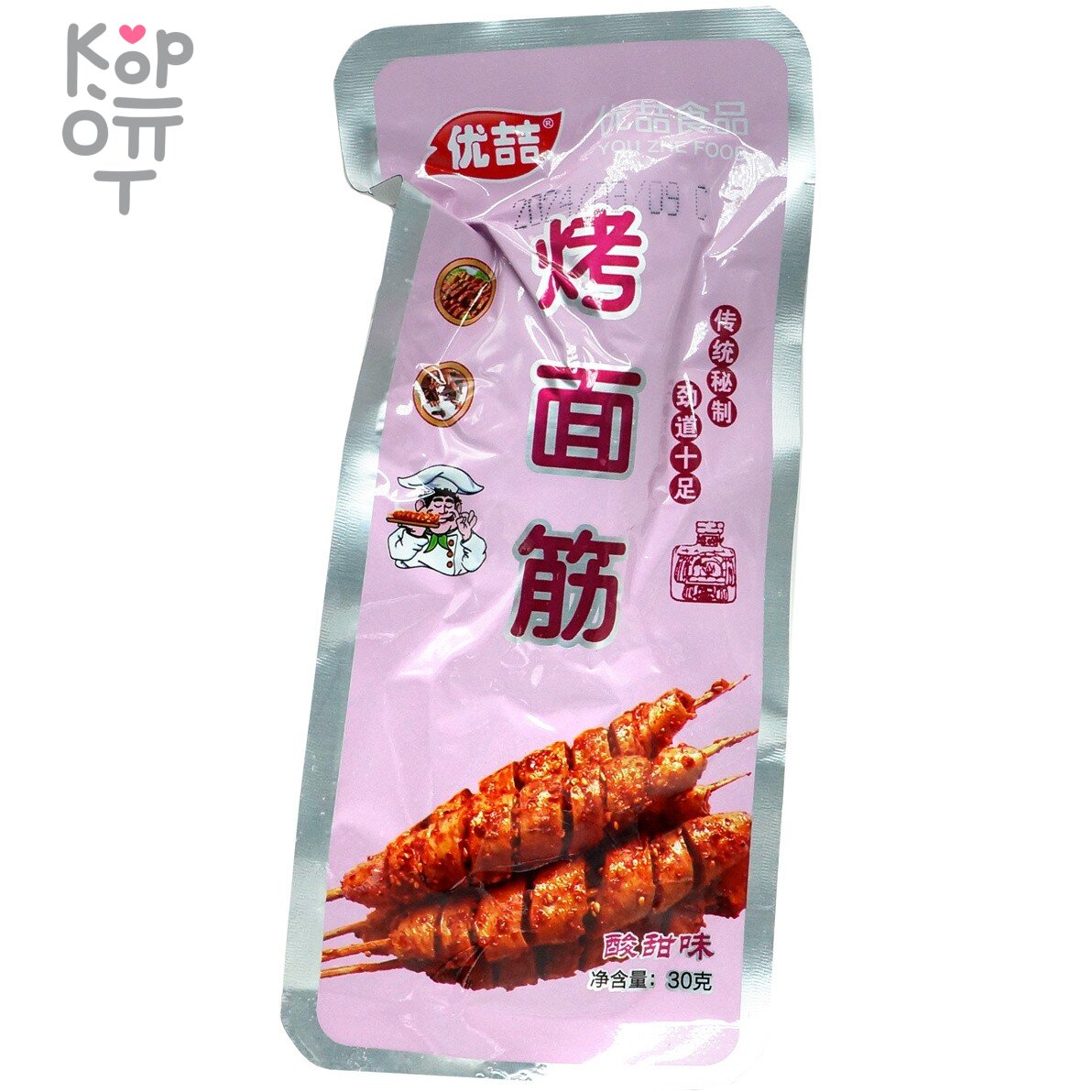 Снек You Zhe Food - Рулет на гриле по секретному рецепту, оригинальный вкус, 30гр.