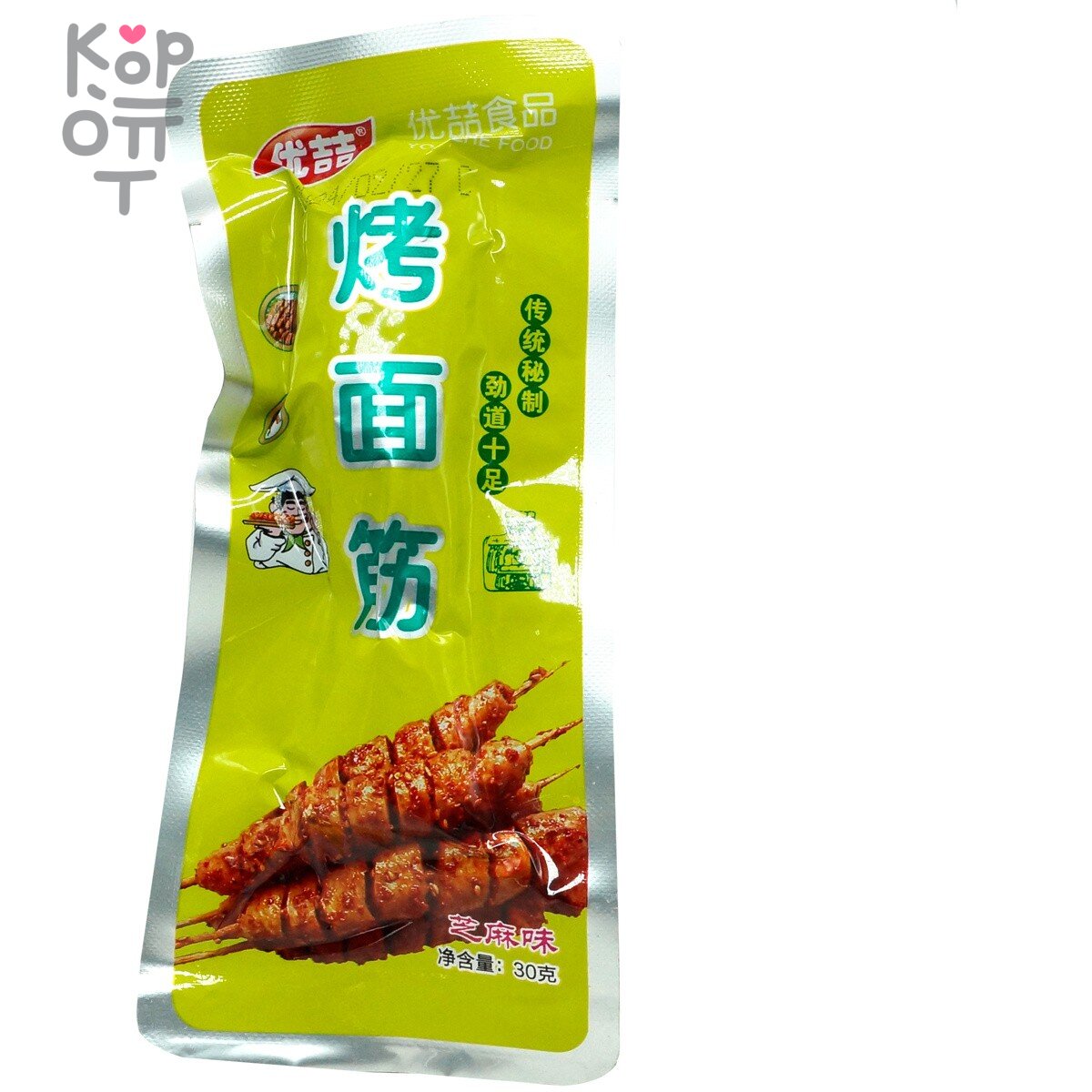 Снек You Zhe Food - Рулет на гриле по секретному рецепту, оригинальный вкус, 30гр.