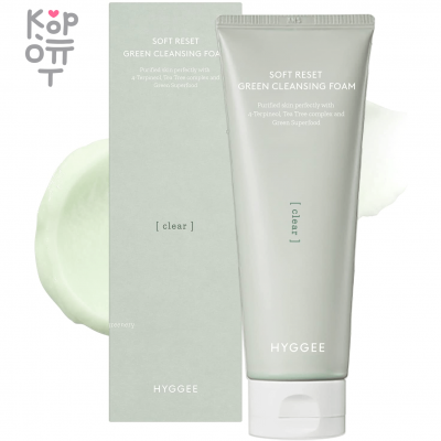 HYGGEE Soft Reset Green Cleansing Foam - Веганская пенка для чувствительной кожи 150мл.