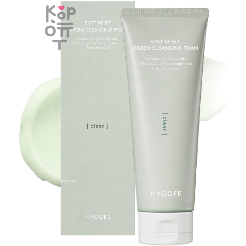 HYGGEE Soft Reset Green Cleansing Foam - Веганская пенка для чувствительной кожи 150мл.
