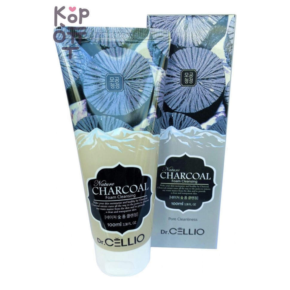 Dr.Cellio G70 Nature Charcoal Foam Cleansing - Пенка для умывания с древесным углем, 100 мл