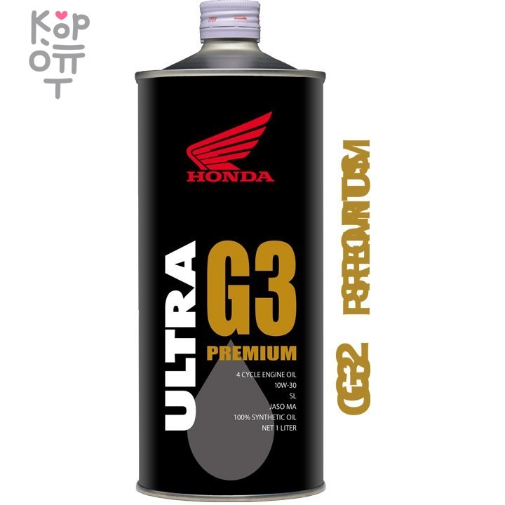 HONDA Ultra G3 Premium 4 Cycle FS 10W30 SL  - Моторное масло для мотоциклов 1л. , купить с доставкой на дом фото 1 — Корейские товары для всей семьи(КорОпт)