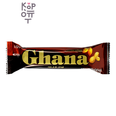 Lotte Ghana Peanut Choco Bar - Шоколадный батончик с арахисом 45гр