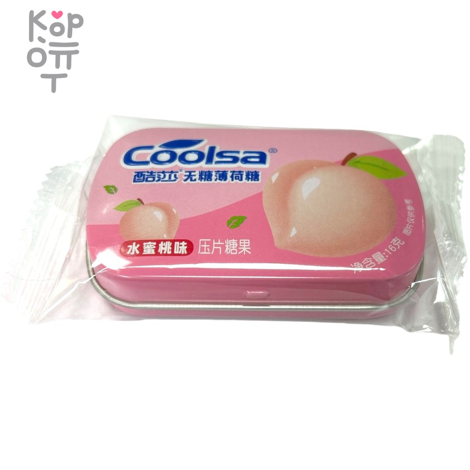 Холодок в коробочках 1's Coolsa со вкусом белого Персика, купить с доставкой на дом фото 1 — Корейские товары для всей семьи(КорОпт)