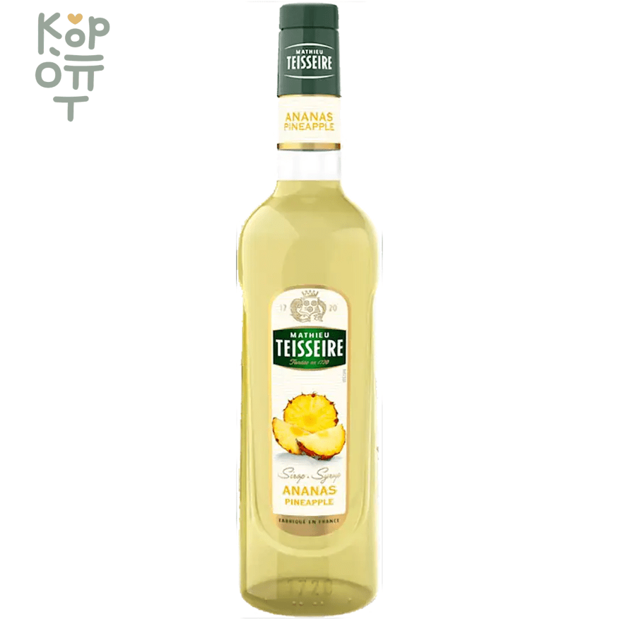Сироп Ананас, Teisseire, 700мл., купить с доставкой на дом фото 1 &mdash; Корейские товары для всей семьи(КорОпт)