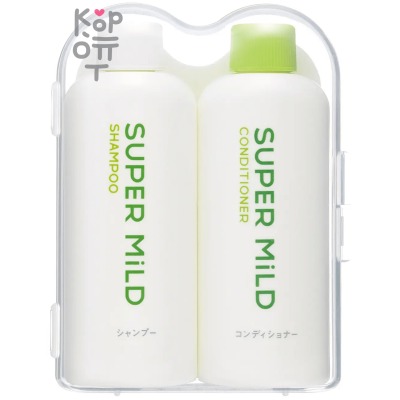 SHISEIDO Super Mild Shampoo &amp; Conditioner A - Мягкий шампунь и кондиционер для волос с ароматом трав 50мл.*2шт.