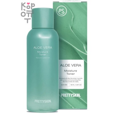 Pretty Skin Aloe Vera Moisture Toner - Увлажняющий тонер для лица с экстрактом алоэ вера 180мл. 
