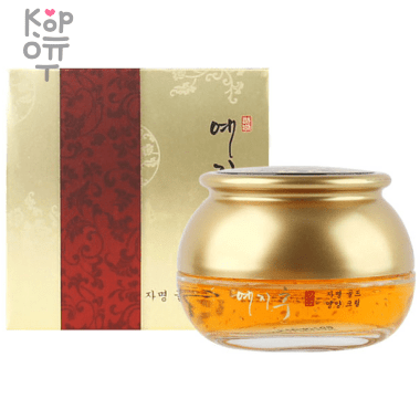 Bergamo Yezihu Gold Cream - Крем для лица с Золотом и экстрактом красного Женьшеня, 50гр.    — Корейские товары для всей семьи(КорОпт)
