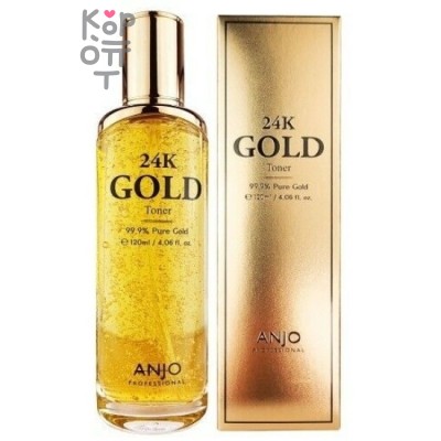 ANJO 24K Gold Toner - Антивозрастной тонер для лица с Золотом 120мл.