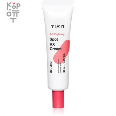 Tiam AC Fighting Spot RX Cream - Точечный крем против воспалений, 30 г
