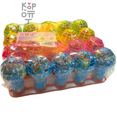 Карамель Oh Happy Candy Погремушка, наполненная леденцами со вкусом спелых фруктов