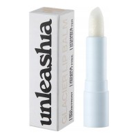 UNLEASHIA Glacier Vegan Lip Balm — Snow Frost / Blue Lagoon, кристальный бальзам для губ с блёстками, 3,3 г
