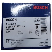 BOSCH Disc Brake Pad BP2402 - Тормозные колодки (55810-71L00; MQ501191; 55810-57K00; 55810-57K01; 55810-63J00; 55810-63J01), 1 комплект