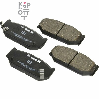 BOSCH Disc Brake Pad BP2402 - Тормозные колодки (55810-71L00; MQ501191; 55810-57K00; 55810-57K01; 55810-63J00; 55810-63J01), 1 комплект
