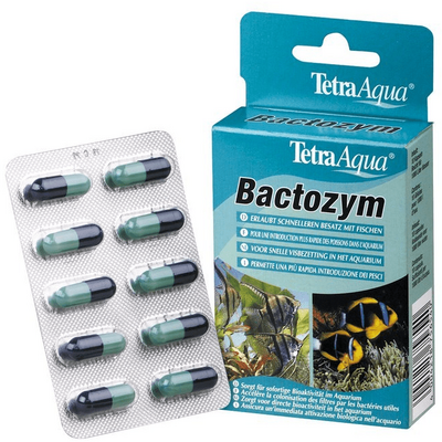 Tetra Bactozym средство для биологического запуска аквариума 10 капсул