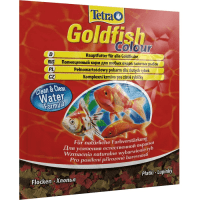 TetraGoldfish Colour корм в хлопьях для улучшения окраса золотых рыб 12гр. (sachet)
