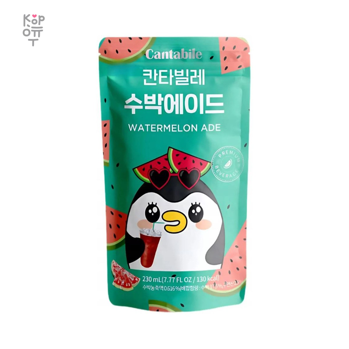 Cantabile Watermelon Ade — Напиток со вкусом арбуза, 230 мл