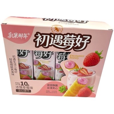 Beauty Crisp Cakes - Вафельные трубочки со вкусом Фруктов &mdash; Корейские товары для всей семьи(КорОпт)