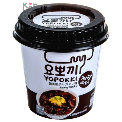 Yopokki Jajang Topokki - Рисовые клецки с соусом Чаджан, 240 г