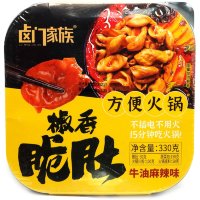 Саморазогревающаяся лапша Yangjiang Food Сычуаньская лапша в горячем горшке с колбасой, 350гр.