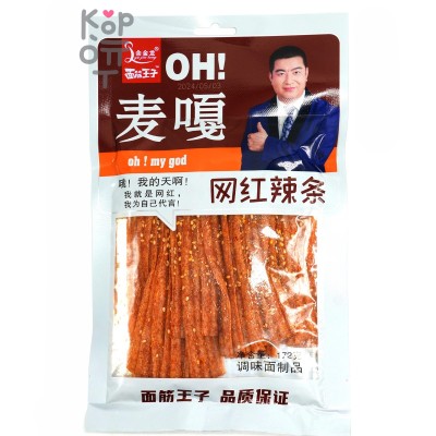 Снэк Yu Jin Foods OH! My God Депутаты на выборах - Пряный пшеничный снек - Ох, Мой Бог!, 172гр.