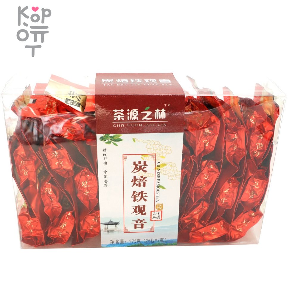 Чай Forest of Tea Zhi Lin Tan Bei Tie Guan Yin - Те Гуань Инь, обжаренный на углях, 175гр. (25п.*7гр.), купить с доставкой на дом фото 1 — Корейские товары для всей семьи(КорОпт)
