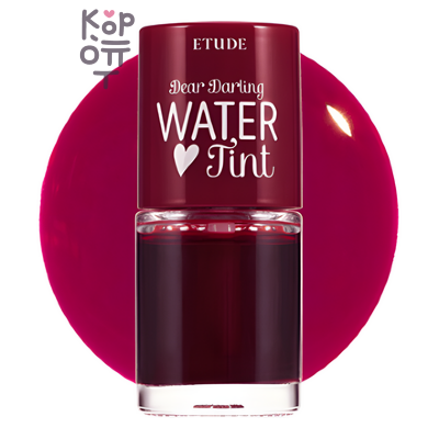 Etude Water Tint № 05 Grape Ade - Тинт для губ на водной основе "Виноградный", 9 г