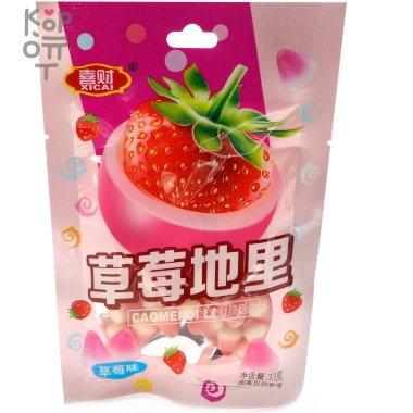 Мармелад XiCai FruitCandy с Клубничным джемом — Корейские товары для всей семьи(КорОпт)