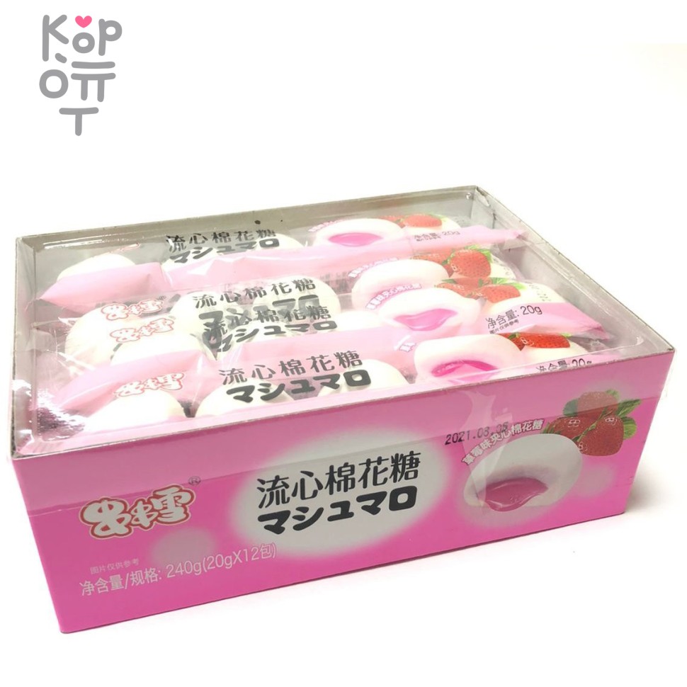 Маршмеллоу со вкусом персика Foshan, 240гр. , купить с доставкой на дом фото 1 &mdash; Корейские товары для всей семьи(КорОпт)