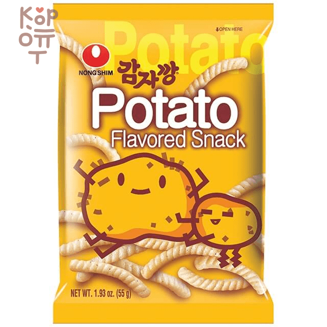 Чипсы NongShim "Нонг Шим" со вкусом картошки 55гр., 20 упаковок в коробке фото 1 &mdash; Корейские товары для всей семьи(КорОпт)