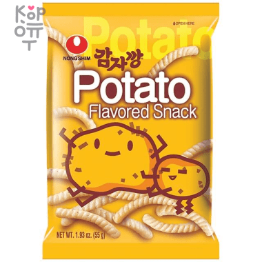 Чипсы NongShim &quot;Нонг Шим&quot; со вкусом картошки 55гр., 20 упаковок в коробке — Корейские товары для всей семьи(КорОпт)