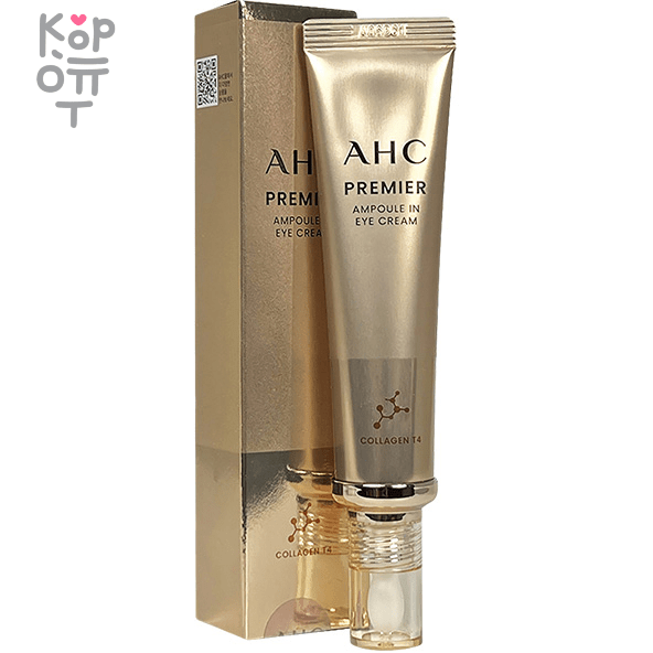 AHC Premier Ampoule In Eye Cream - Высокопитательный ампульный крем для век с Коллагеном 40мл., купить с доставкой на дом фото 1 — Корейские товары для всей семьи(КорОпт)