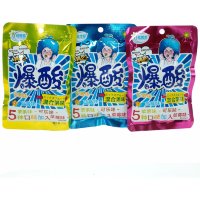 Конфеты Xuan Sour Candy - Взрывоопасная кислота, 5 вкусов, желтая