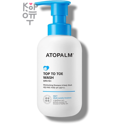 Atopalm Top to Toe Wash - Универсальный гель для душа с Керамидами 300мл.