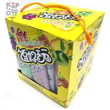 Жевательная фруктовая конфета Youka 5 вкусов — Корейские товары для всей семьи(КорОпт)