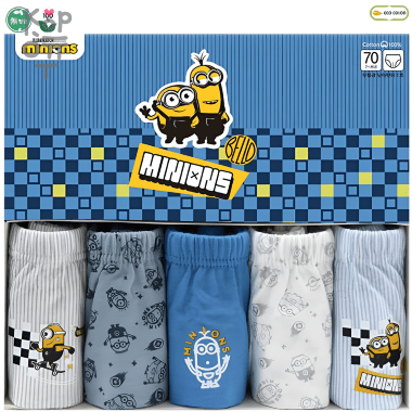 V KIDS Трусы - плавки для мальчиков Minions, упаковка 5шт., Ю.Корея.  — Корейские товары для всей семьи(КорОпт)