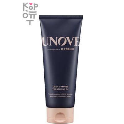 Unove Dr.Forhair Deep Damage Treatment EX /Warm Petal - Протеиновая маска для волос/Теплый лепесток 320 мл