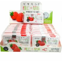 Освежающая карамель Холодок Ginkee Prebiotics с пребиотиками и фруктовым вкусом белого Персика